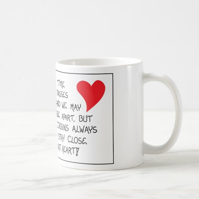 Citation sur Cousins - Mug - Mémoire de Réunion Fa (Droite)