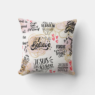 Citations chrétiennes inspirantes Coussin