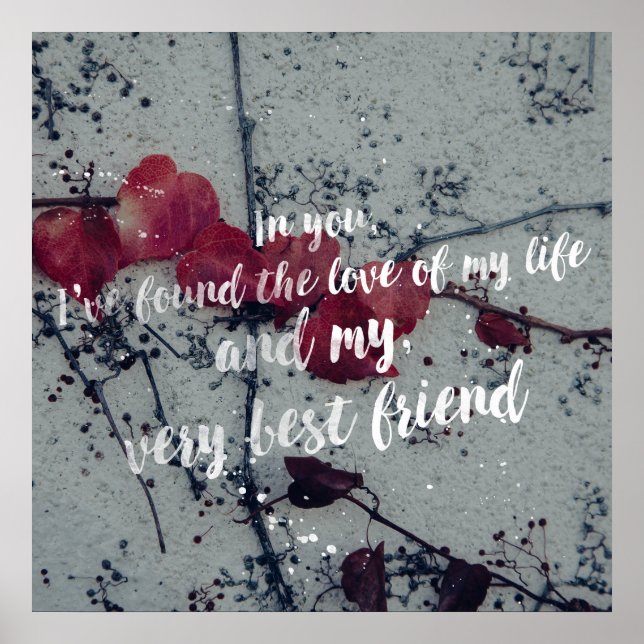 Citations d'amour pour lui - Poster de typographie (Devant)