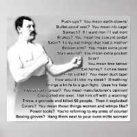 Citations De Homme Trop Manly Dit Drôle Poster Sig