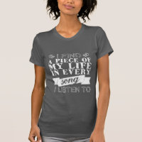 Citations de musique T-shirt pour Dames Grunge Sty