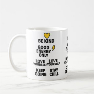 Citations d'énergie positive Mug noir