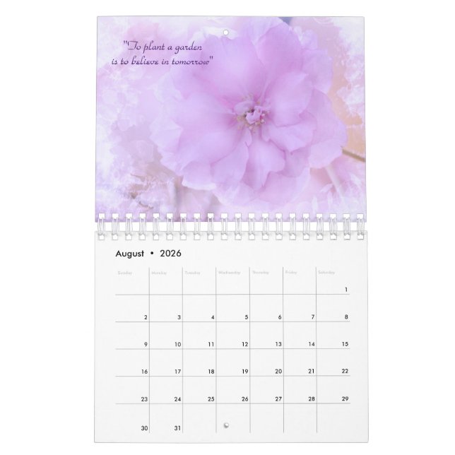 Citations Floral Love 2023 Calendrier (Aug 2026)