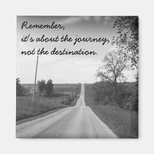 Citations Inspiration Country Road Magnet