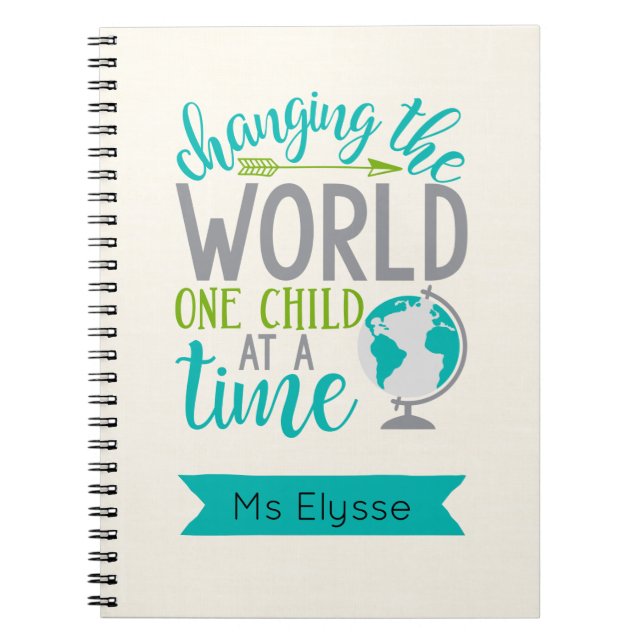 Citations motivationnelles Carnet de lin pour ense (Devant)