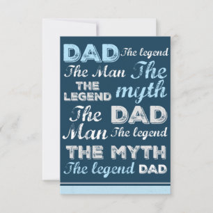 Citer les cartes de jour des pères Typographie
