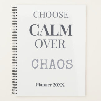 Citez le calme plutôt que le chaos Typographie de 