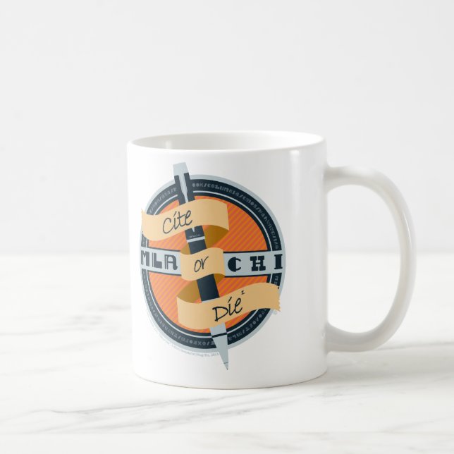 "Citez ou mourez" tasse (Droite)
