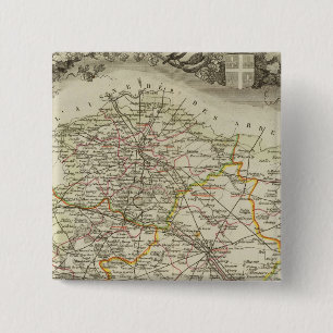 Cities 2 Inch Square Button