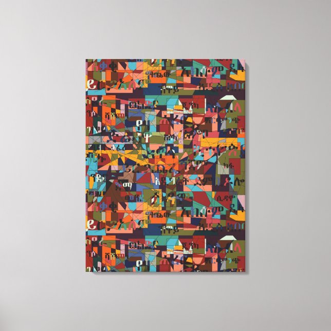 Cities of Ethiopia Canvas Print (Front)