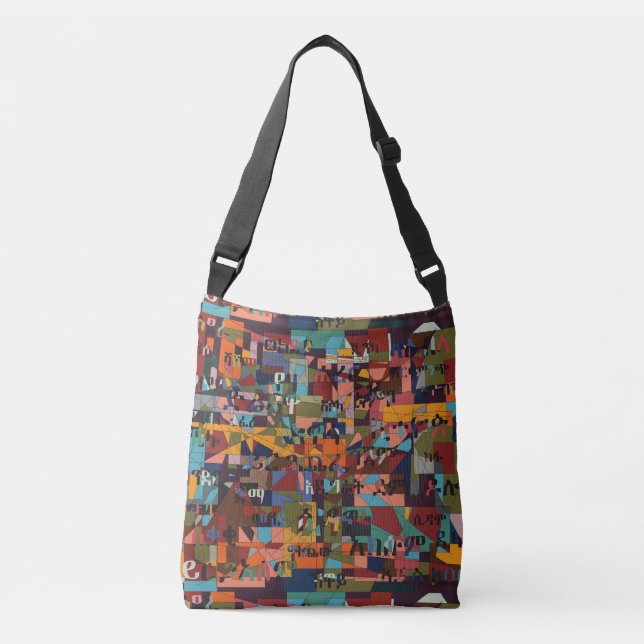 Cities of Ethiopia Crossbody Bag (Front)