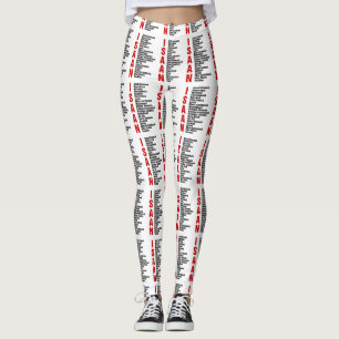 Cities of Isaan, Thailand Leggings