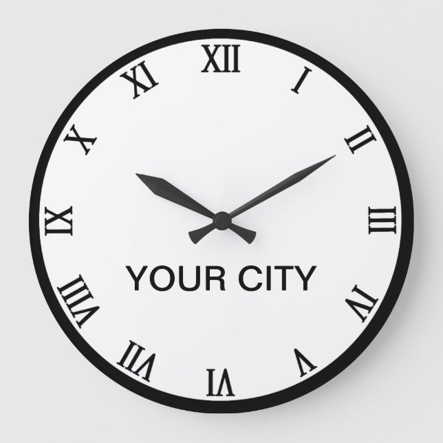 Cities of the world clock Template (Front)