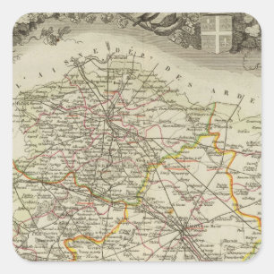 Cities Square Sticker