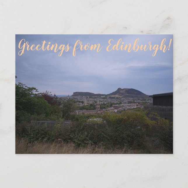 CITINERARIES: Greetings from Edinburgh! Postcard (Front)