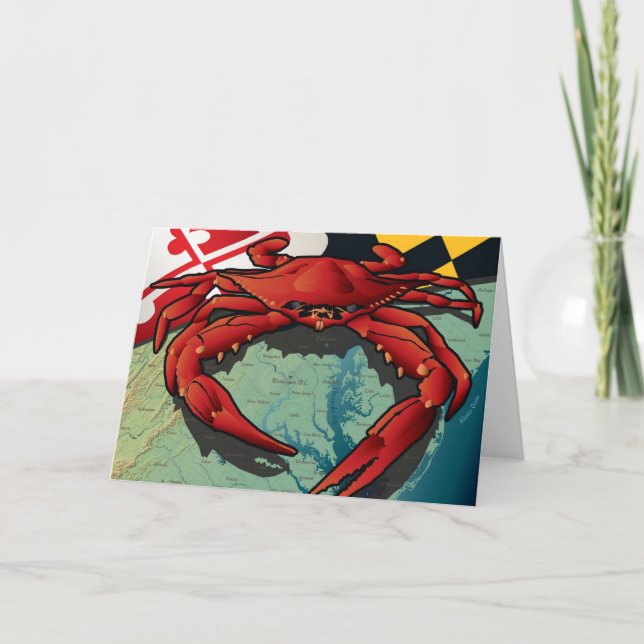 Citizen Crab of Maryland Card (Front)