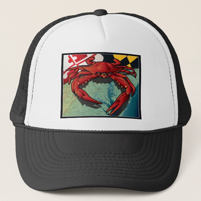 Citizen Crab of Maryland Trucker Hat (Front)