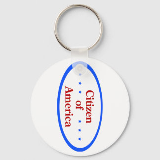 Citizen of America  Keychain