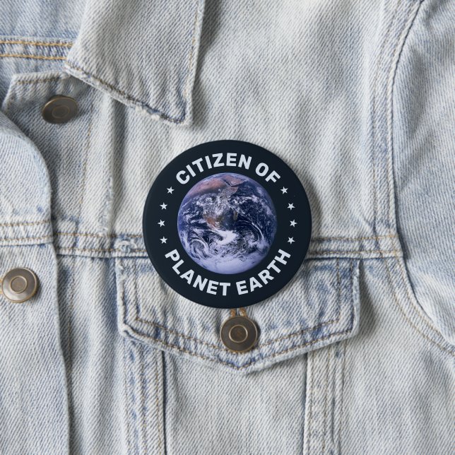 Citizen of Planet Earth 3 Inch Round Button (In Situ)