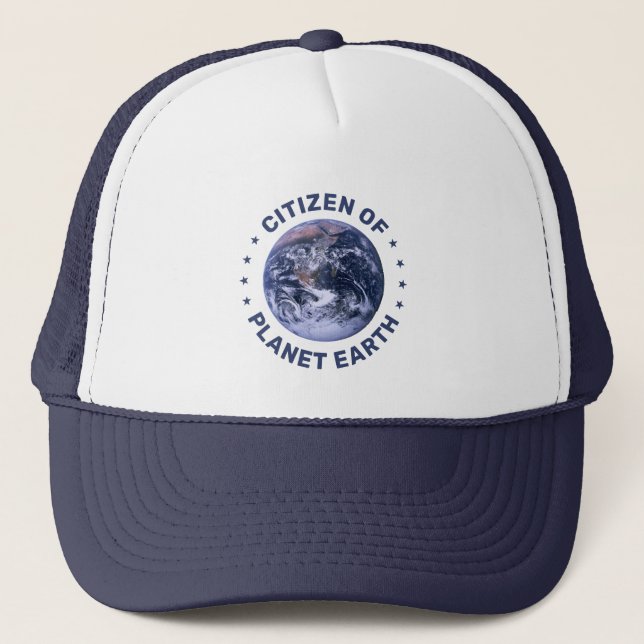 Citizen of Planet Earth Trucker Hat (Front)
