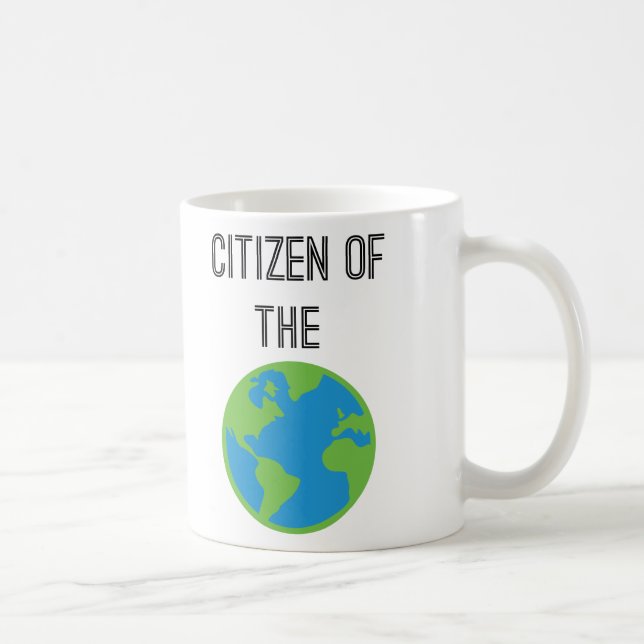Citizen Of The World Coffee Mug (Right)