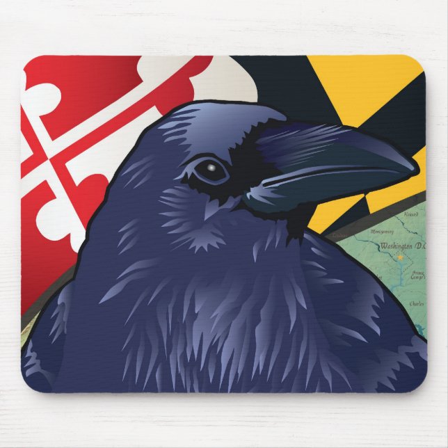 Citizen Raven, Maryland's Nevermore Mouse Pad (Front)