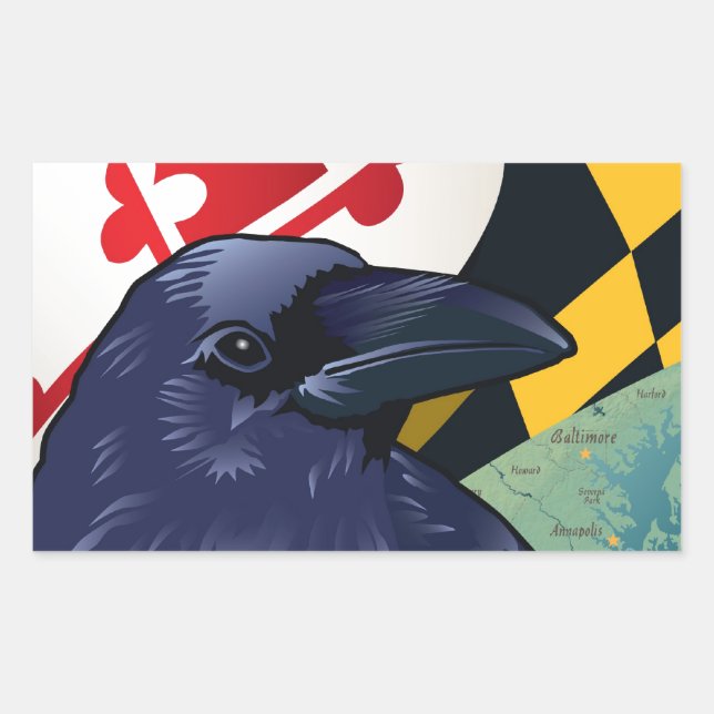 Citizen Raven, Maryland's Nevermore Sticker (Front)