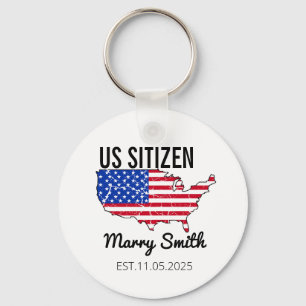 Citizenship Day American  – Proud to Be an America Keychain