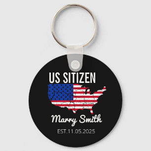 Citizenship Day American  – Proud to Be an America Keychain