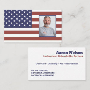 🗽 Citizenship Immigration Business Card
