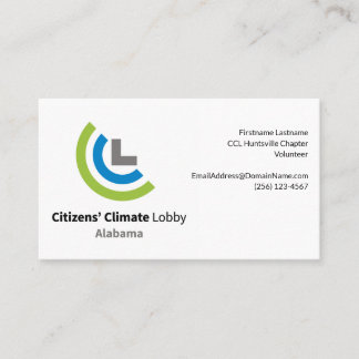 Citoyens - Lobby Alabama carte de visite