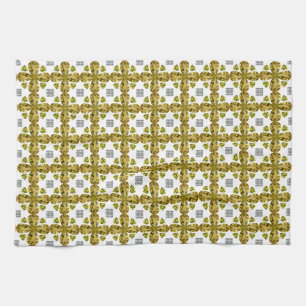 Citrine Clover Kitchen Towel