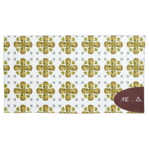 Citrine Clover Pillowcase