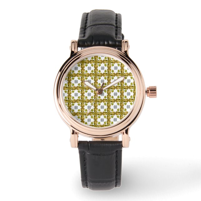 Citrine Clover Watch (Front)