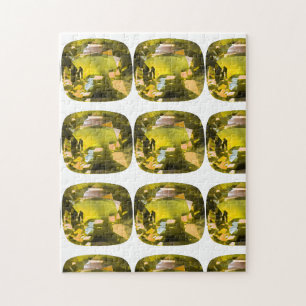 Citrine Gemstone Yellow Jigsaw Puzzle