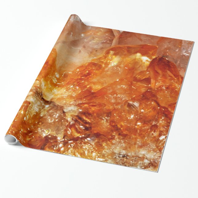 Citrine Wrapping Paper (Unrolled)