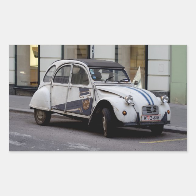 Citroën 2 CV deux chevaux Sticker (Front)