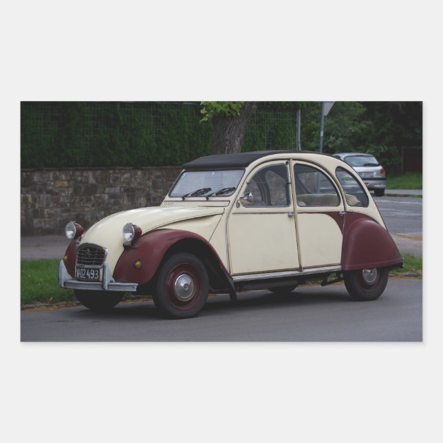 Citroën 2 CV deux chevaux Sticker (Front)