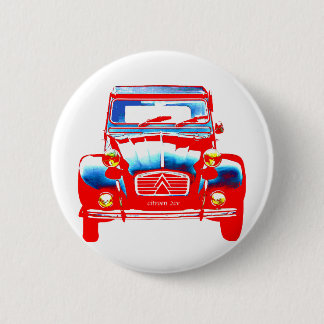 Citroen 2CV 2 Inch Round Button