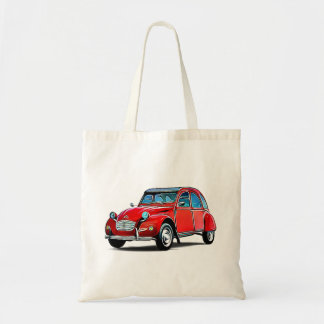 Citroen 2CV Cartoon Tote Bag