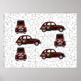 Citroën 2CV — Ente — Döschwo Poster