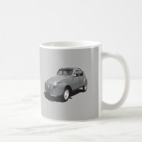 Citroën 2CV - gris - logo - tasse de