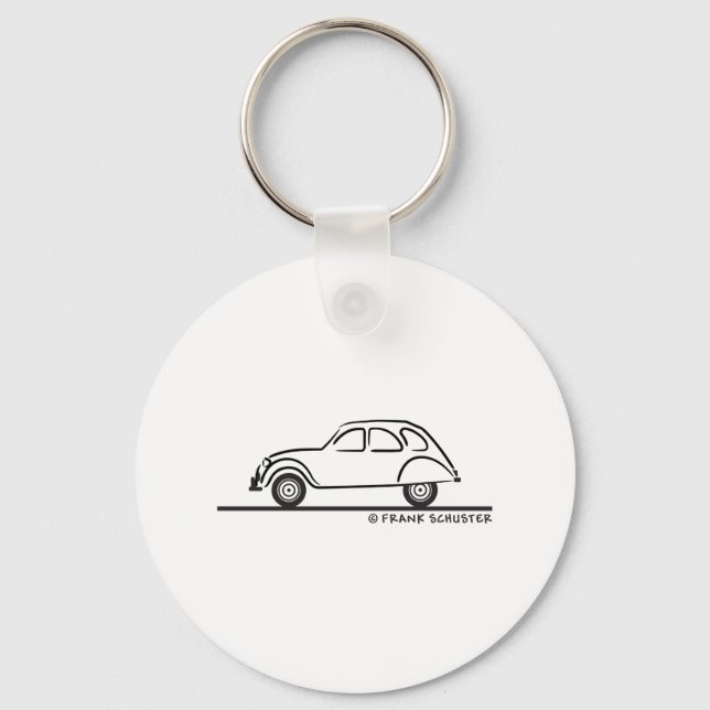 Citroen 2CV Keychain (Front)