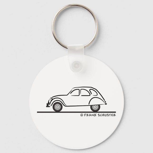 Citroen 2CV Keychain (Front)