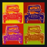 Citroen 2cv poster<br><div class="desc">citroen 2cv poster print pop art style</div>