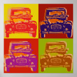 Citroen 2cv poster<br><div class="desc">citroen 2cv poster print pop art style</div>