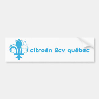 Citroen 2cv Quebec autocollant