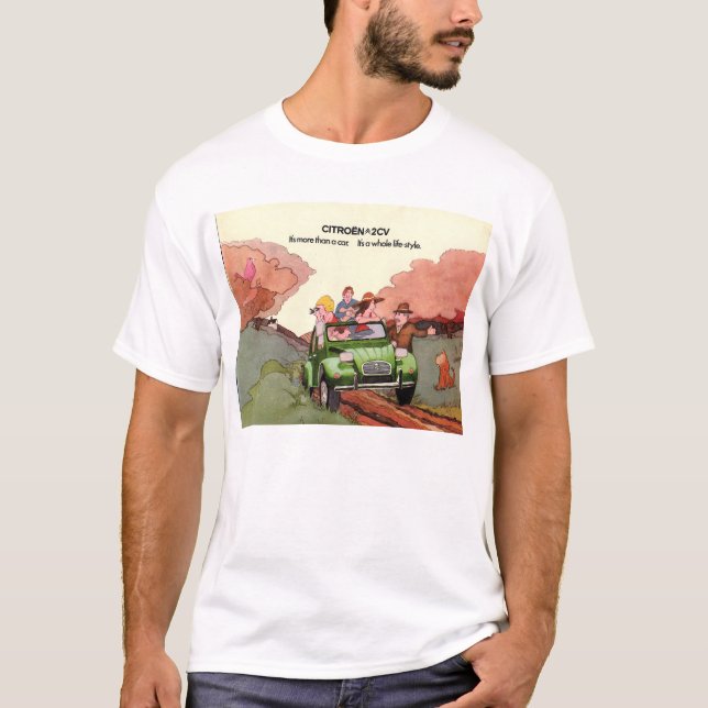 Citroen 2CV sales brochure T-Shirt (Front)