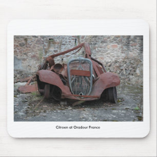 Citroen at Oradour France Mouse Pad