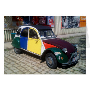 Citroen coloré 2 CV